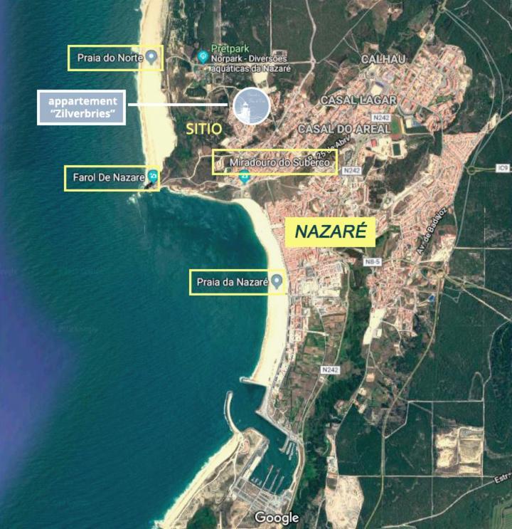 Silver Breezes Apartment Nazare Bagian luar foto